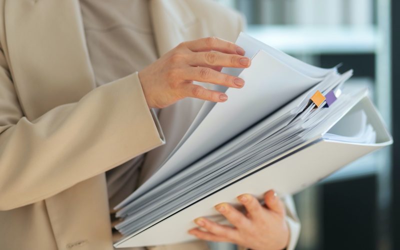 young-adult-organizing-documents